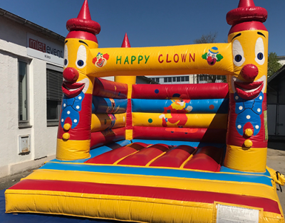 Hüpfburg Clown
